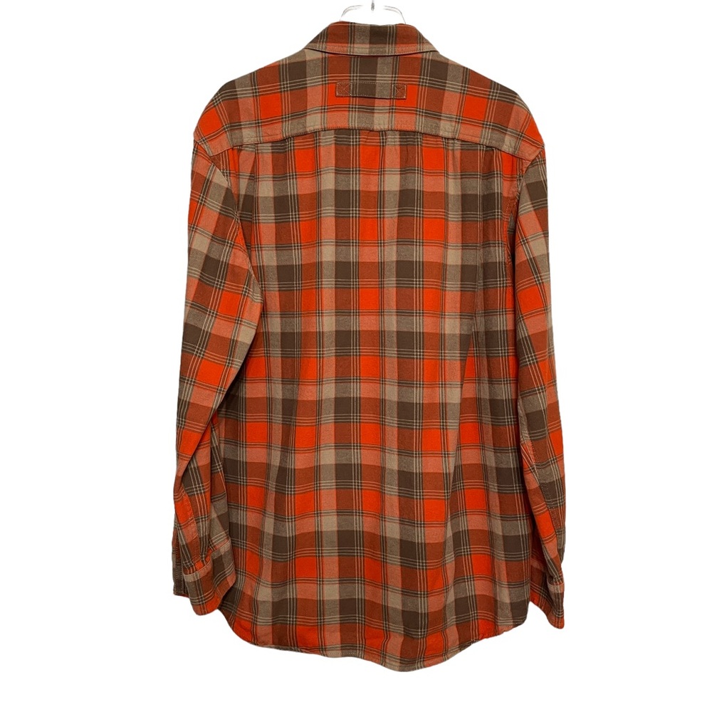 Men’s Duluth Trading Co flannel long sleeve shirt size L - Picture 2 of 6